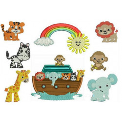 Stickserie Noahs Arche